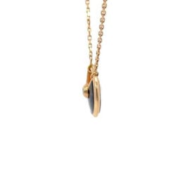 18 Karat Rose Gold Cartier Amulette De Cartier Necklace Side View