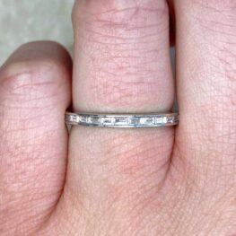 Baguette Cut Diamond Eternity Wedding Band - Meadville Band