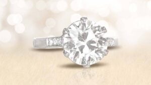 A diamond engagement ring for approximately $40000